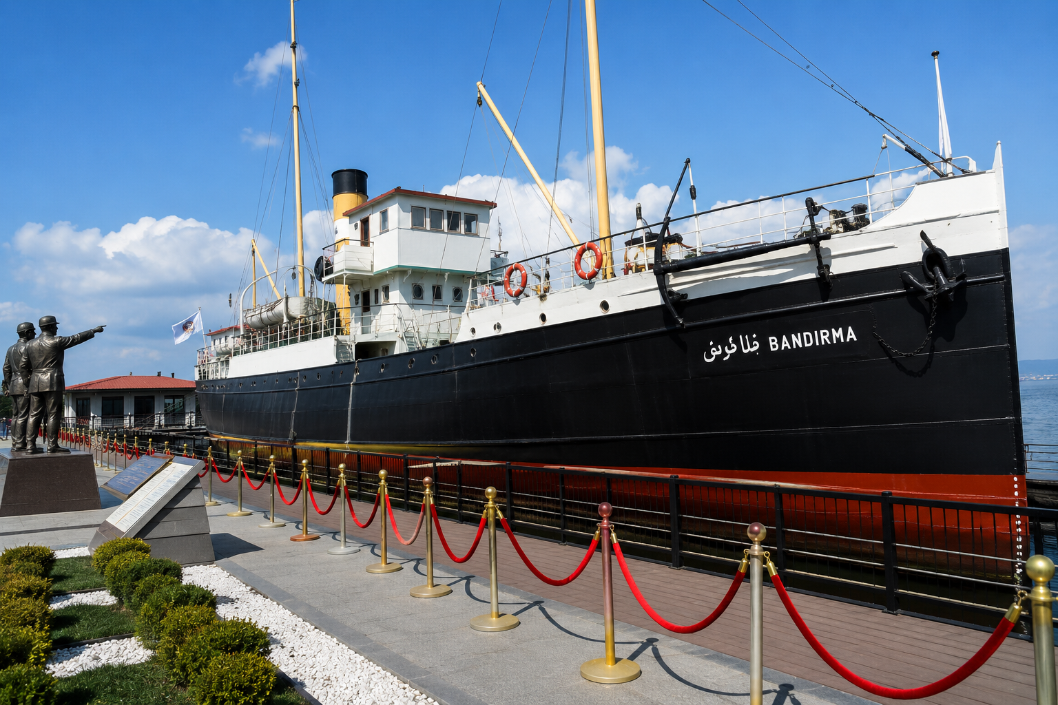BANDIRMA VAPURU MÜZESİ YENİ YERİNDE ZİYARETÇİLERİNİ AĞIRLIYOR