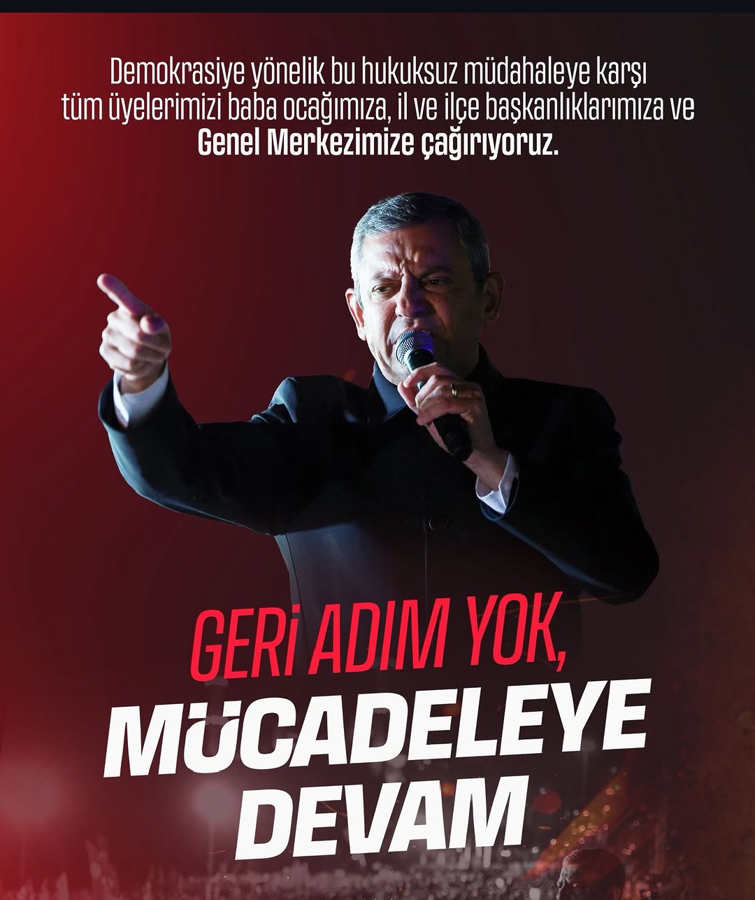 CHP’DEN KARARA SERT TEPKİ: “GERİ ADIM YOK, MÜCADELEYE DEVAM”