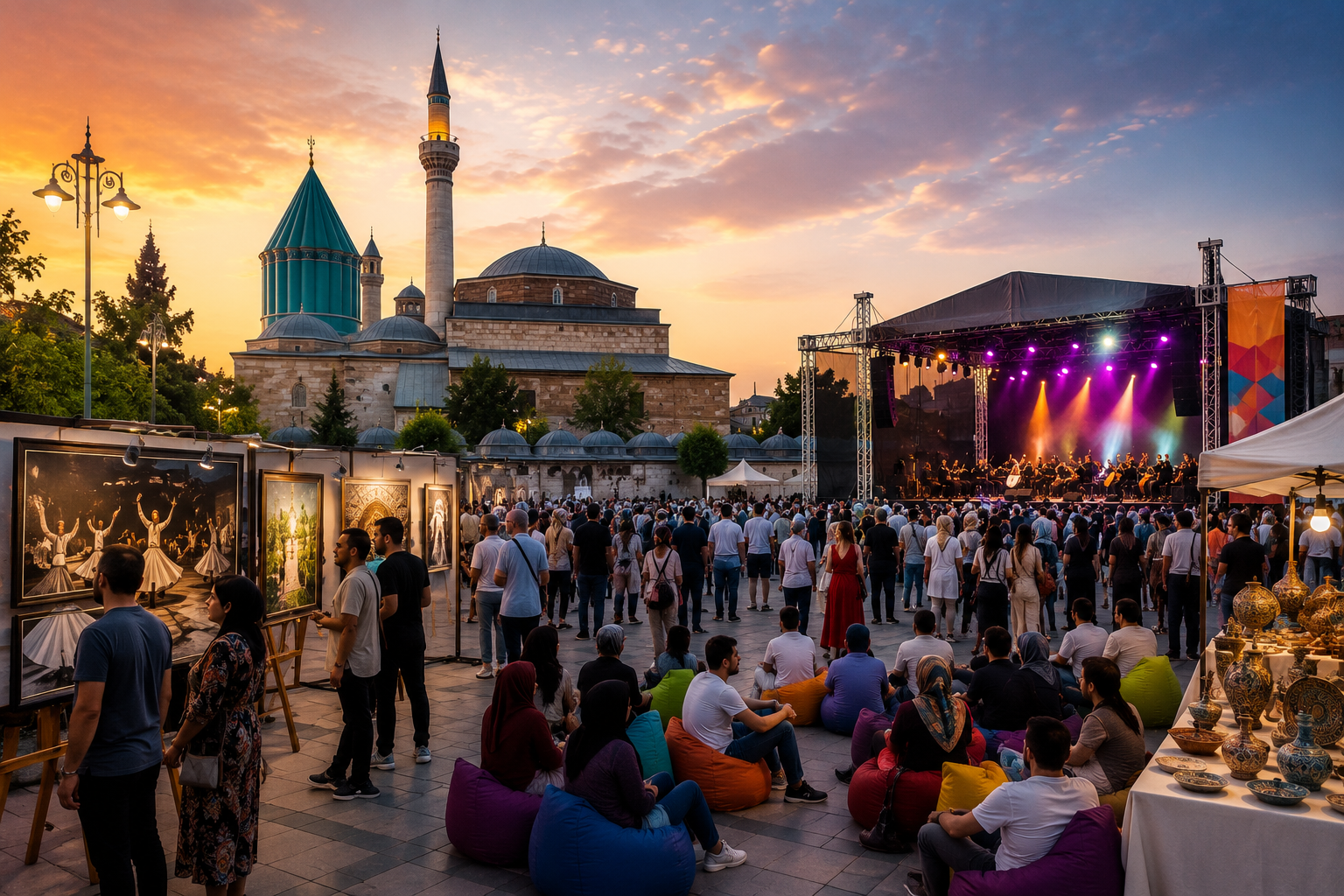 Konya Kültür Yolu Festivali Kapılarını Açtı: Dokuz Gün Boyunca Kültür ve Sanat Şöleni Yaşanacak