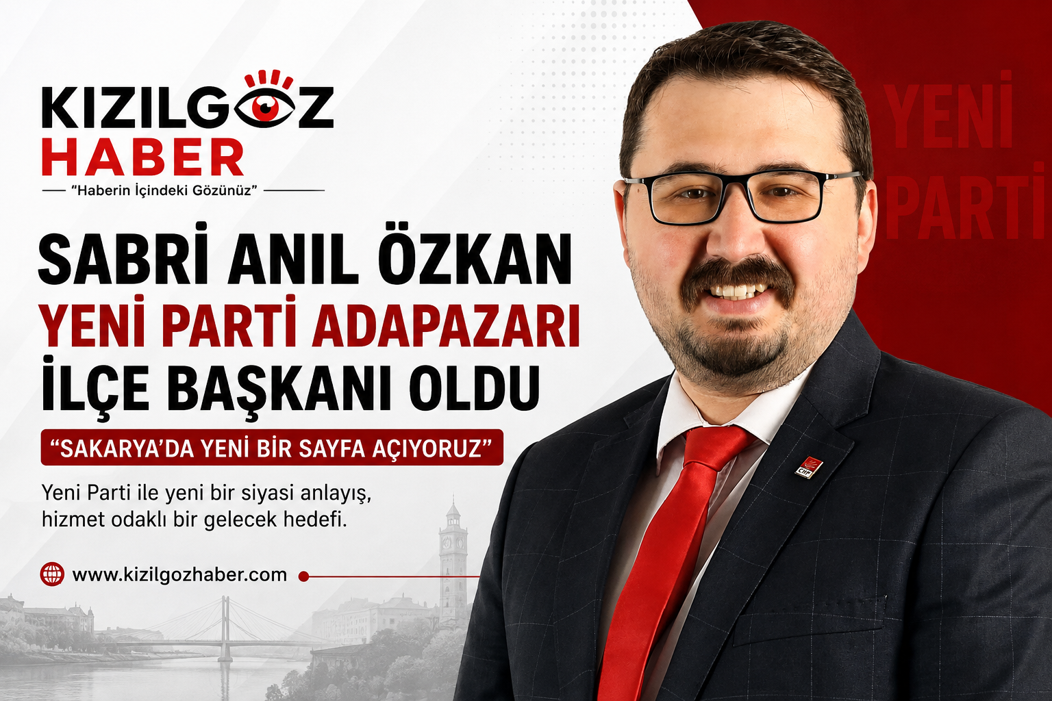 Yeni Parti Adapazarı’nda Yeni Dönem: Sabri Anıl Özkan’dan “Sahada Olacağız” Mesajı